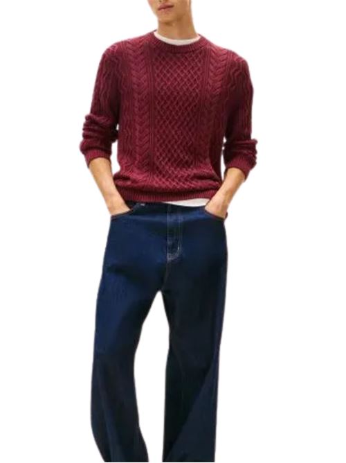 Maglione in cotone a trecce Tommy Jeans | DM0DM221010KP